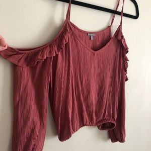 Charlotte Russe Cold Shoulder Top